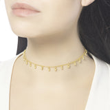 Cascabel Gold Bell Choker Necklace