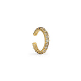 Stellar Rose Gold & White Topaz Ear Cuff