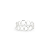 Vela Silver Circle infinity Ring