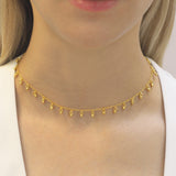 Cascabel Gold Bell Choker Necklace