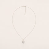 Solas Molten Silver Sun Necklace