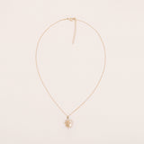 Solas Molten Rose Gold Sun Necklace