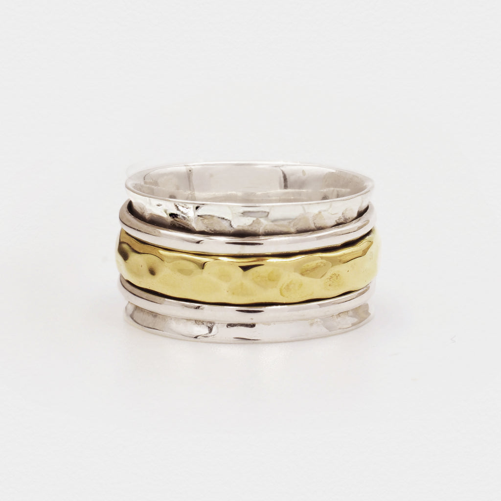 Laplace Gold & Sterling Silver Spinning Ring