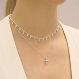 Cascabel Silver Bell Choker Necklace