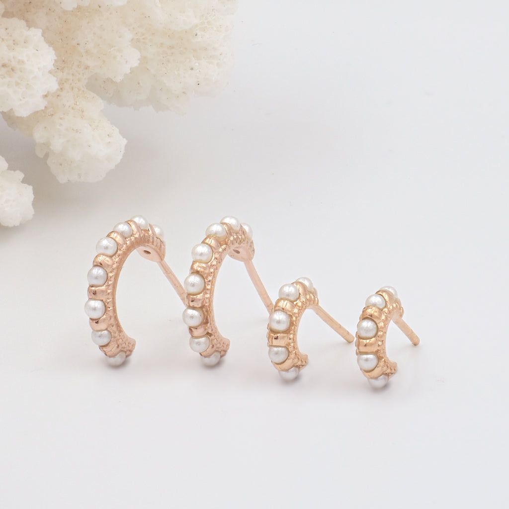 Rose gold clearance ear huggies
