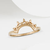 Indo Rose Gold Halo Nesting Ring
