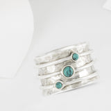 Eris Silver and Turquoise Spinning Ring