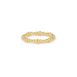 Perla Gold Molten Stacking Ring