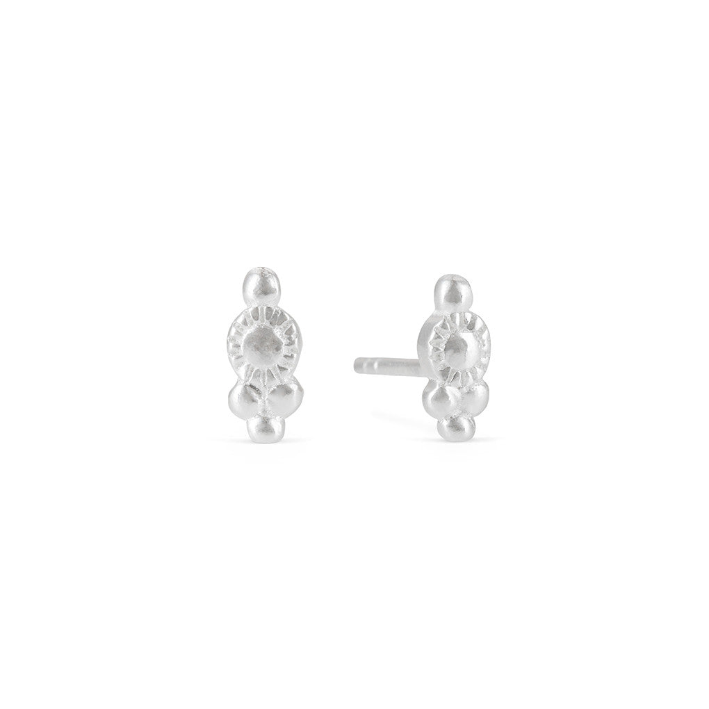 Cascabel Silver Labradorite & Moonstone Earring & Bangle Set