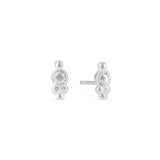 Cascabel Silver Labradorite & Moonstone Earring & Bangle Set