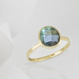 Austra Gold and Labradorite Stone Ring