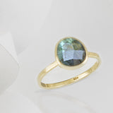 Austra Gold & Labradorite Stone Ring