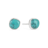 Azul Silver and Turquoise Earrings, Ring & Bangle Set